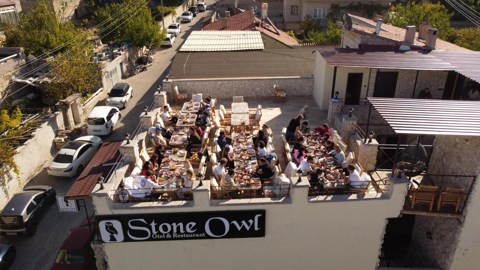 Stone Owl Otel & Restaurant Uchisar Exterior foto