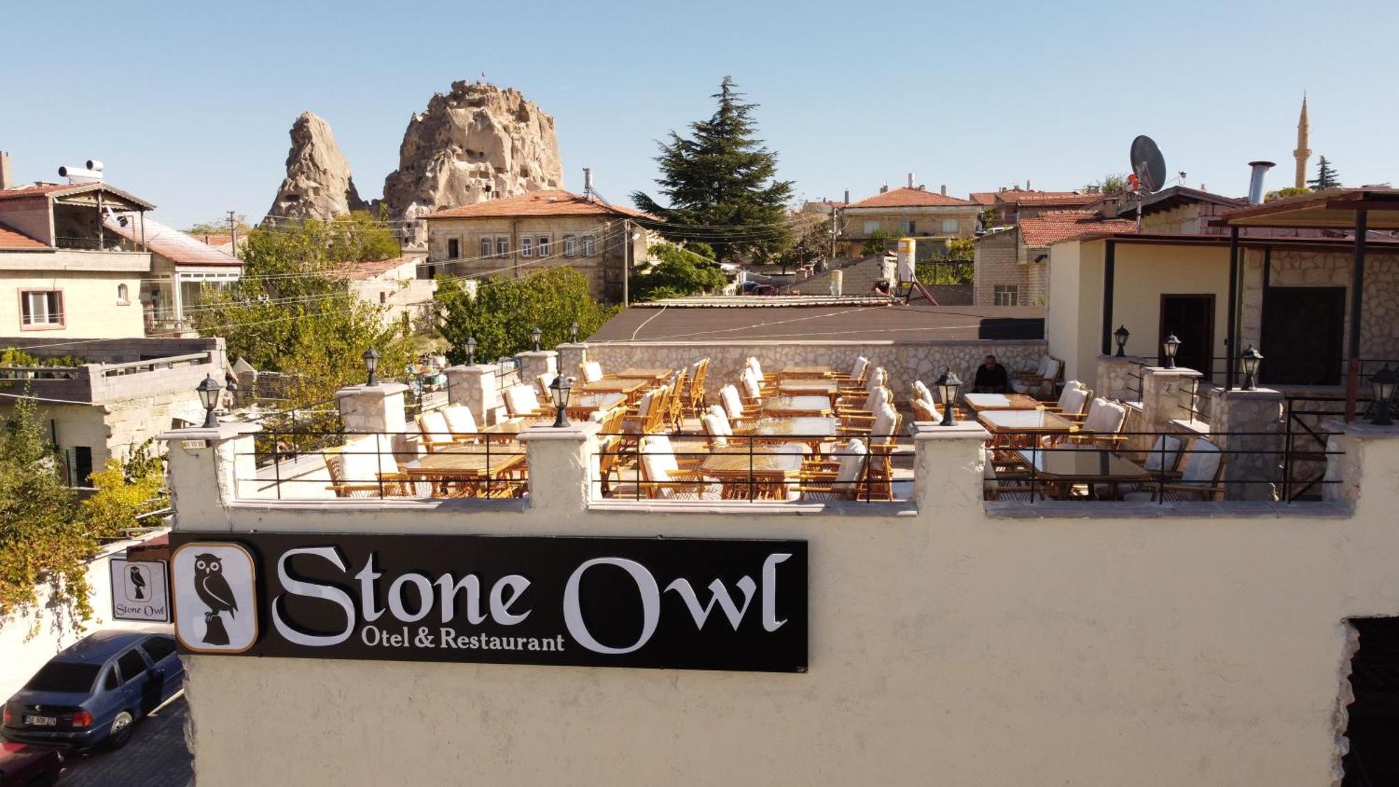 Stone Owl Otel & Restaurant Uchisar Exterior foto